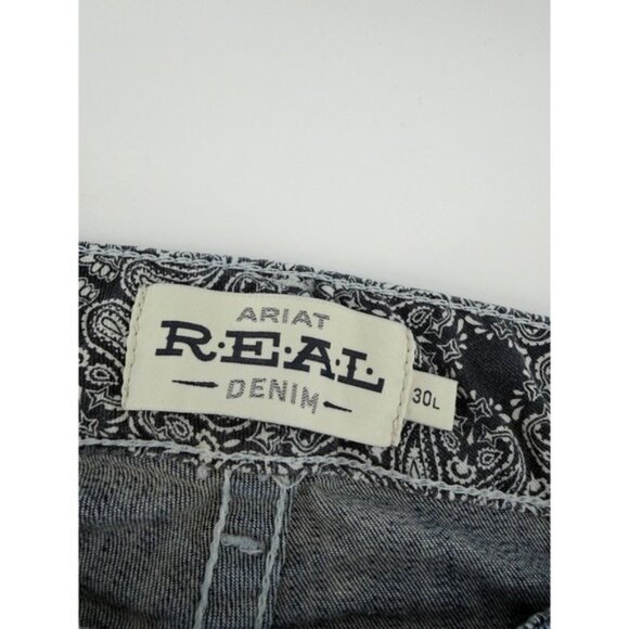 Ariat Real Denim Women's Bootcut Jeans Marine Mid Rise Size 30L - Picture 3 of 8